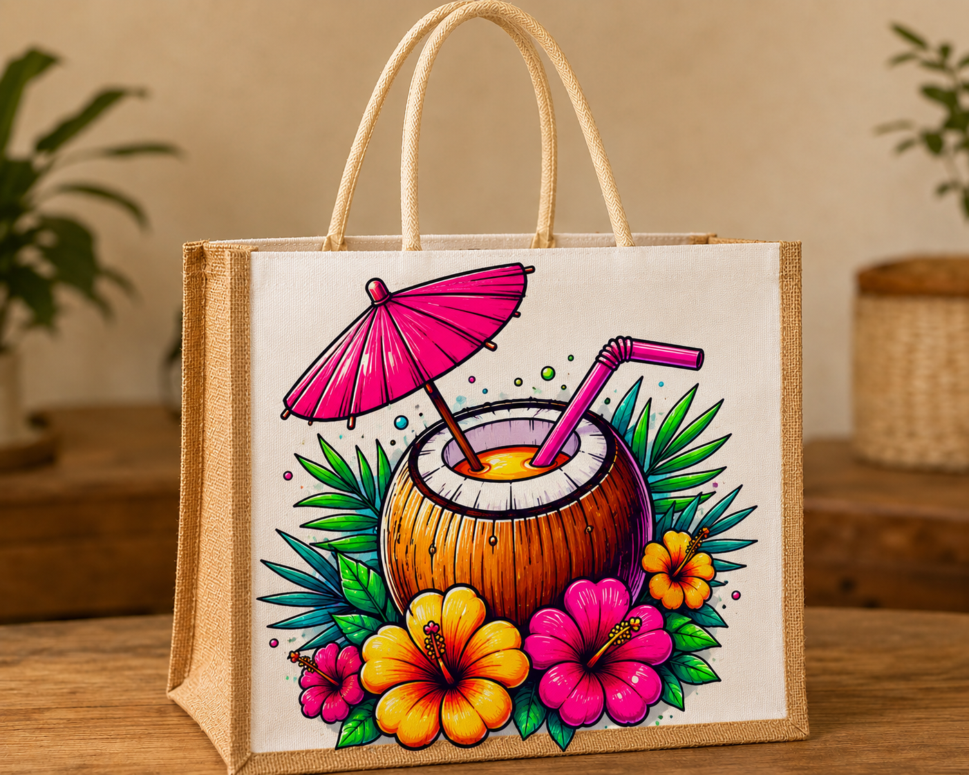 Beach tote bags